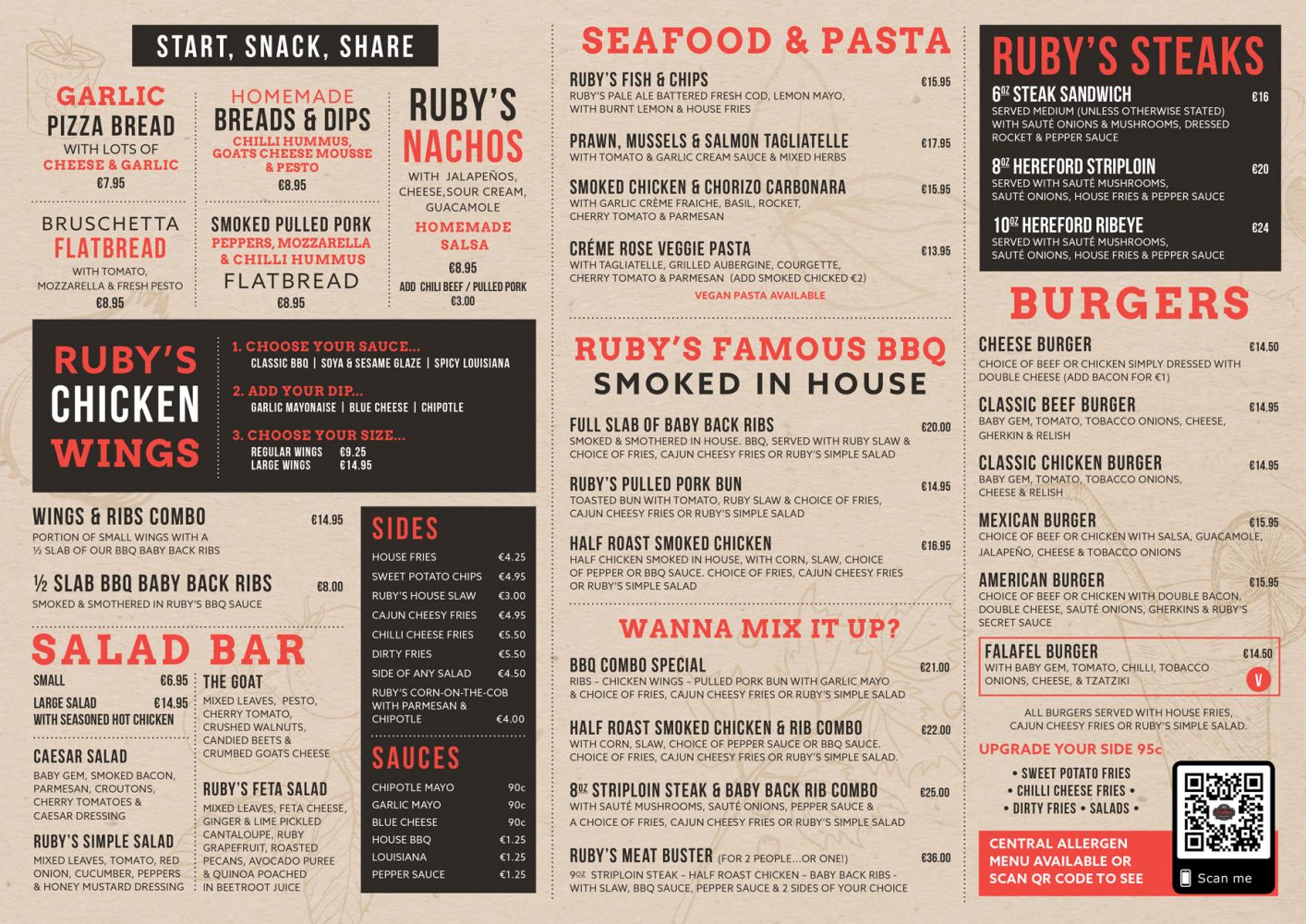 Swords | Rubys - Rubys Pizza and Grill